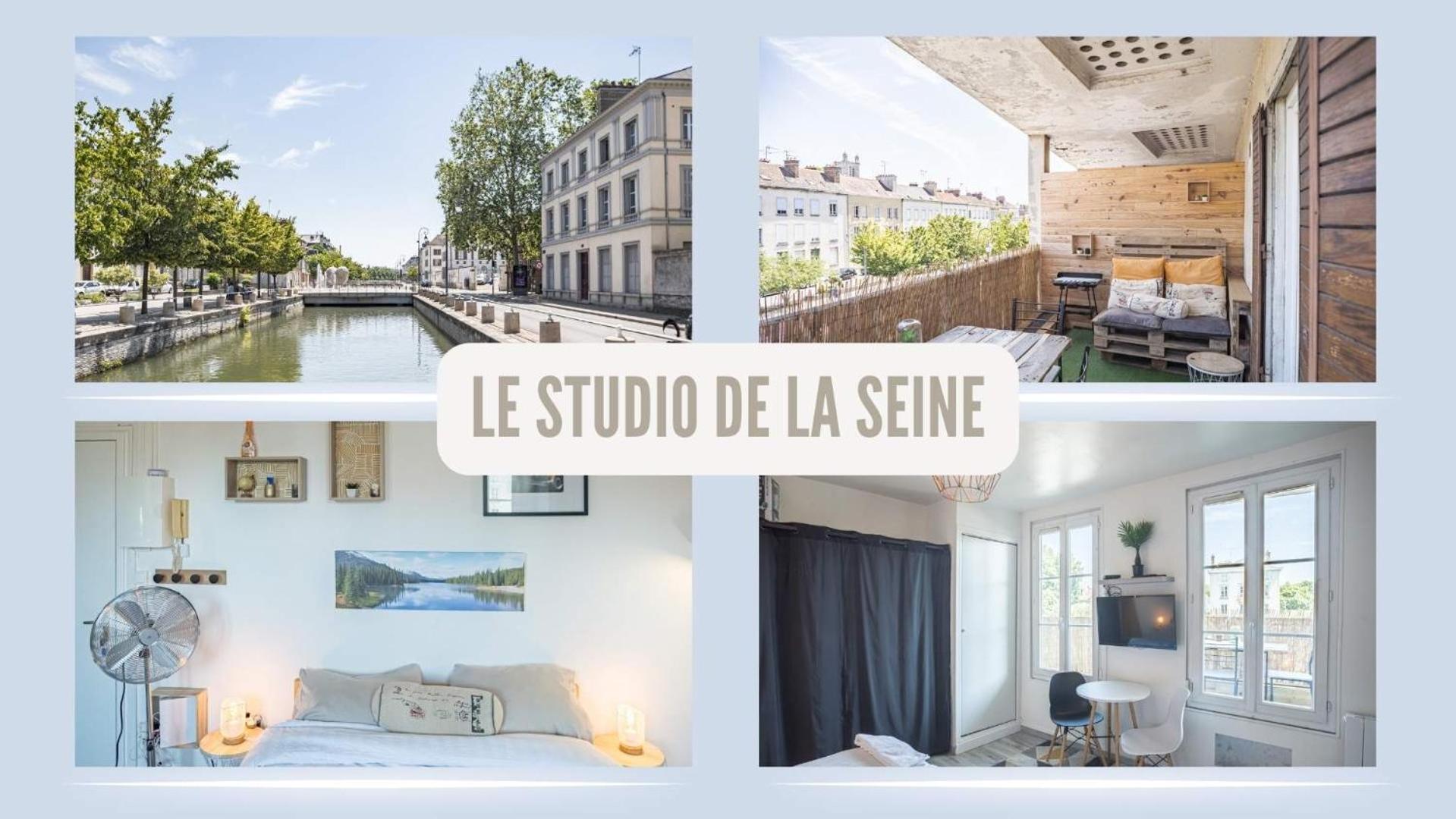 Studio De La Seine - Balcon - Hypercentre - Parking Inclus Apartment Troyes Exterior photo